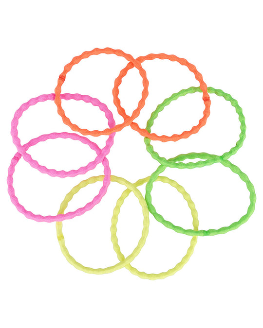 LimLim Neon Bubbly Regular Elastic Bundle Assorted 8 Pack - P5192S