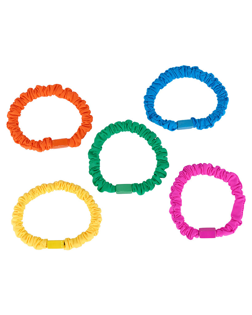 LimLim Playdo Scrunchie Elastics Assorted 5 Pack - P4655S