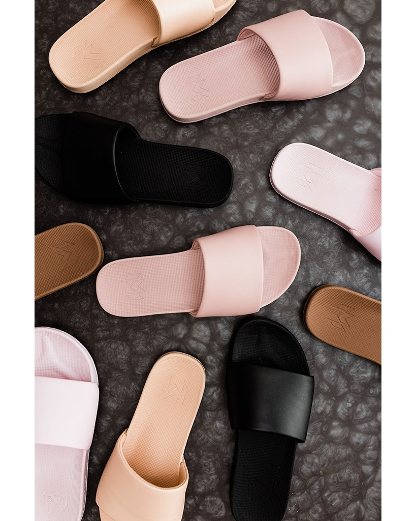 Malvados Slaya Slides - Womens - Badu Pink - Dance Shoes - Warmup - Dancewear Centre Canada