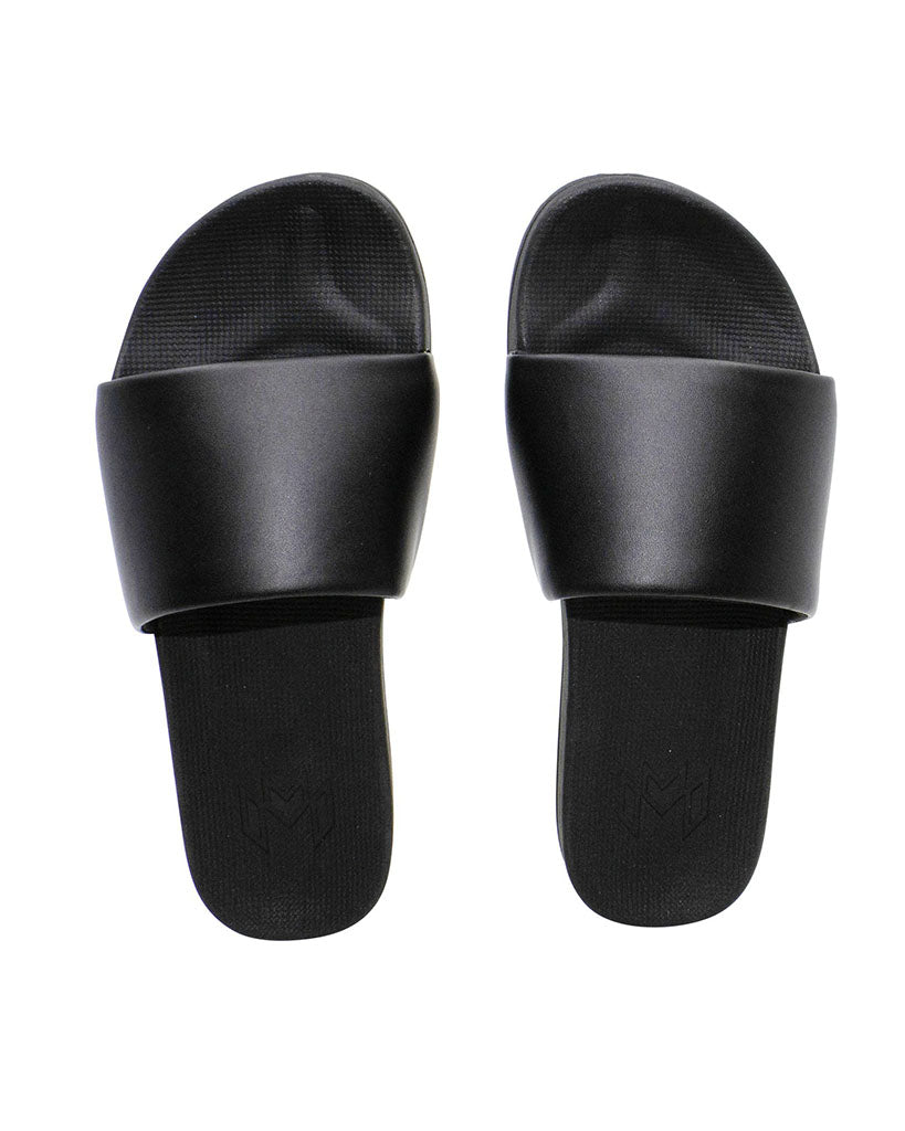 Malvados Slaya Slides - Womens - Sobrero Black - Dance Shoes - Warmup - Dancewear Centre Canada