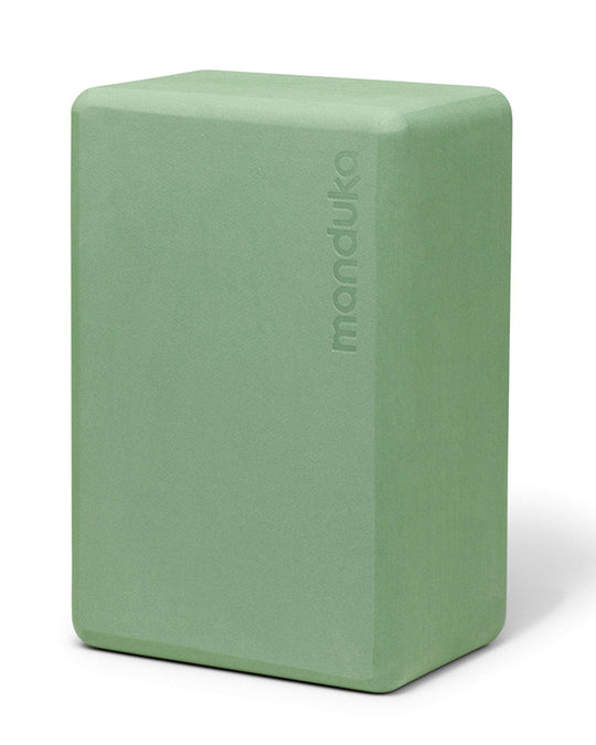 Manduka Recycled Foam Yoga Block - Leaf Green