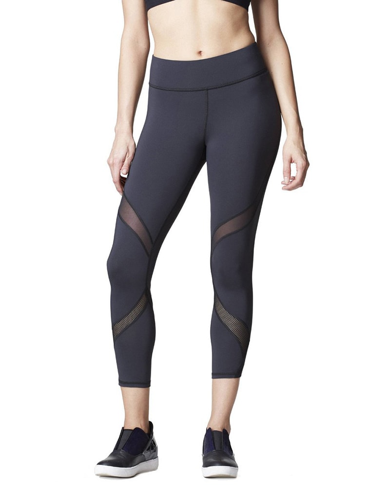 Michi Hydra Crop Legging - Womens - Black - Activewear - Bottoms - Dancewear Centre Canada