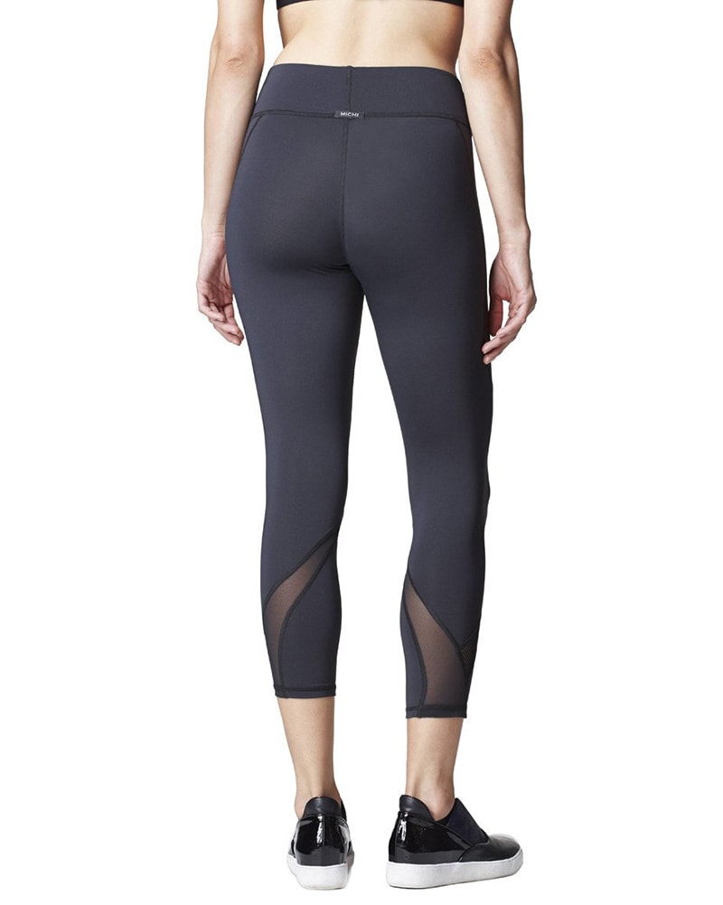 Michi Hydra Crop Legging - Womens - Black - Activewear - Bottoms - Dancewear Centre Canada