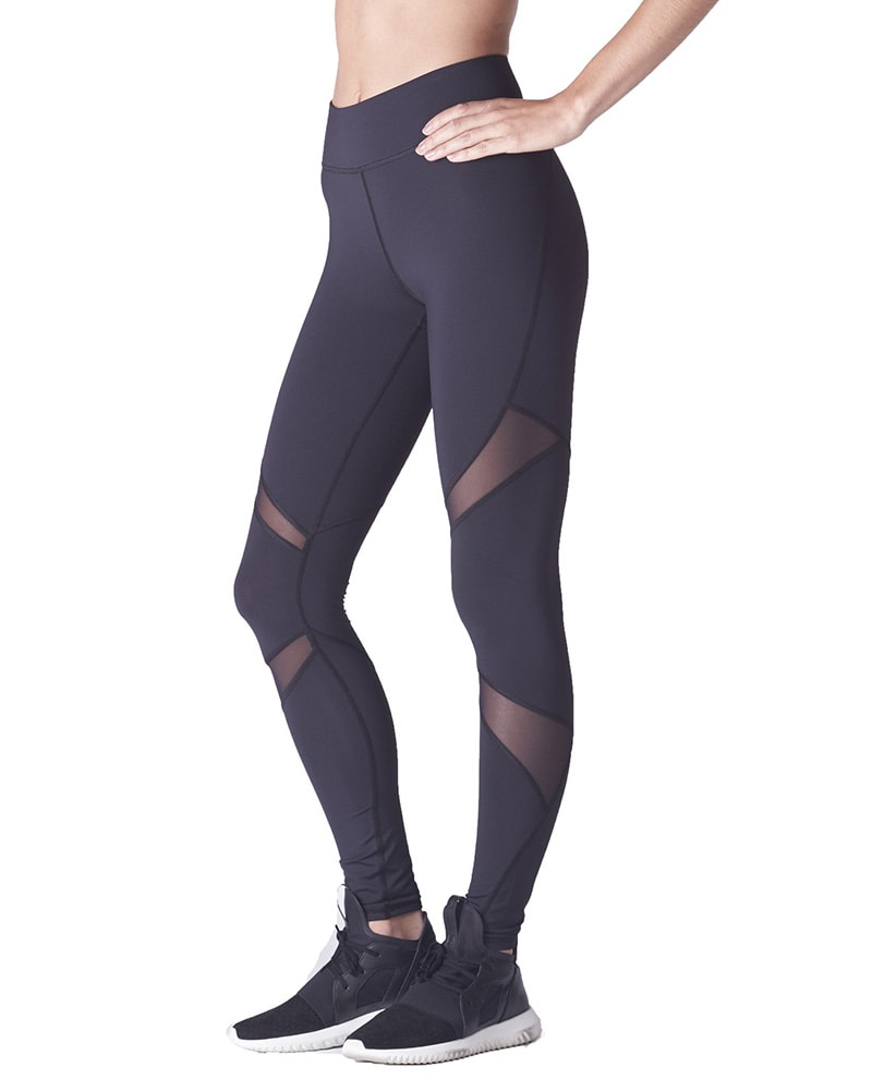 Michi Pulsar Mesh Legging - Womens - Black - Activewear - Bottoms - Dancewear Centre Canada