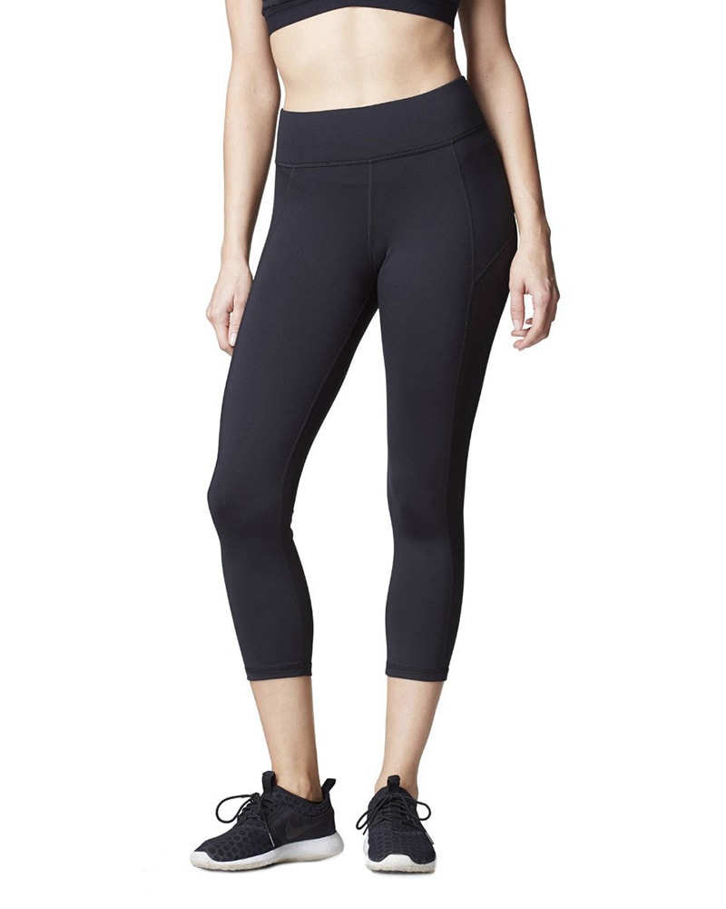 Michi Stardust Crop Legging - Womens - Black - Activewear - Bottoms - Dancewear Centre Canada