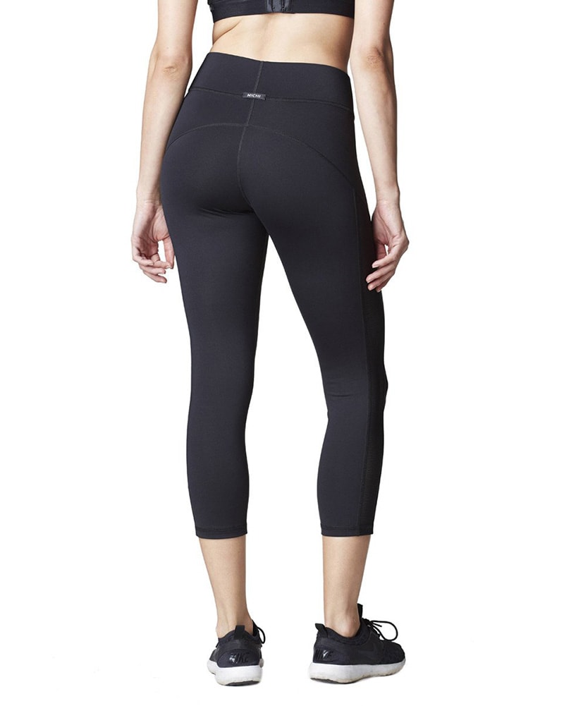 Michi Stardust Crop Legging - Womens - Black - Activewear - Bottoms - Dancewear Centre Canada