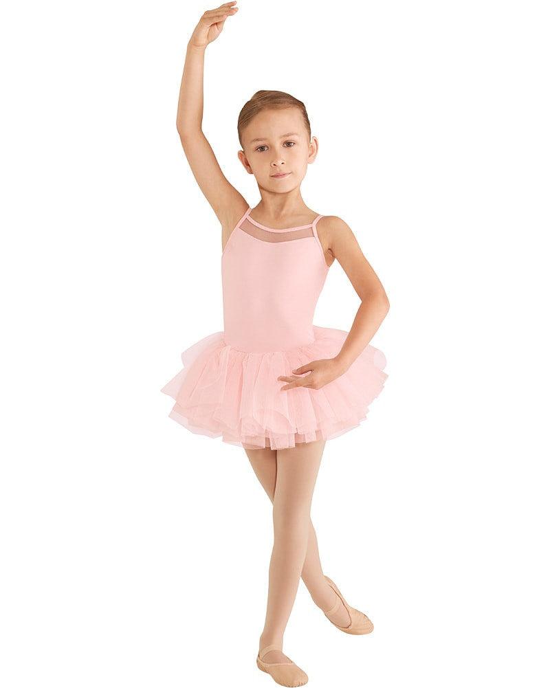 Mirella Mesh Back Yoke Camisole Tutu Ballet Dress - M409C Girls - Dancewear - Dresses - Dancewear Centre Canada
