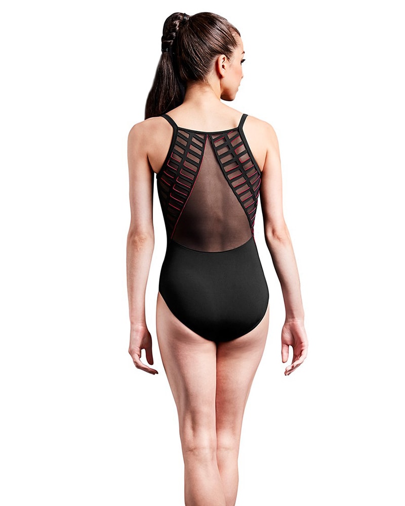 Mirella Jozette Cage Laser Back &amp; Side Camisole Leotard - MJ7204 Womens - Dancewear - Bodysuits &amp; Leotards - Dancewear Centre Canada