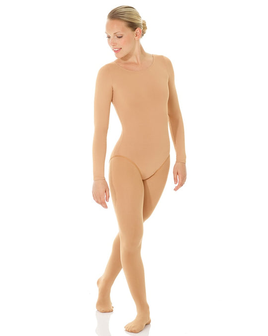 Mondor Body Liner Undergarment Long Sleeve Leotard - 11811 Womens
