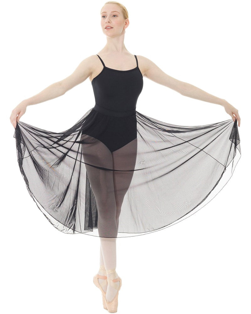 Mondor Long Mesh RAD Pull On Ballet Skirt 16105 Womens