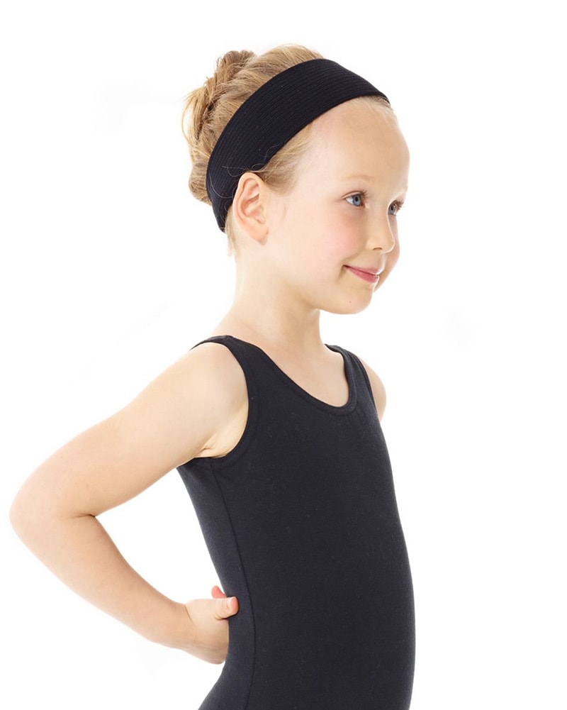 Mondor Rib Knit RAD Dance Headband - 22 Girls/Womens Accessories - Hair Care Mondor Black   Dancewear Centre Canada