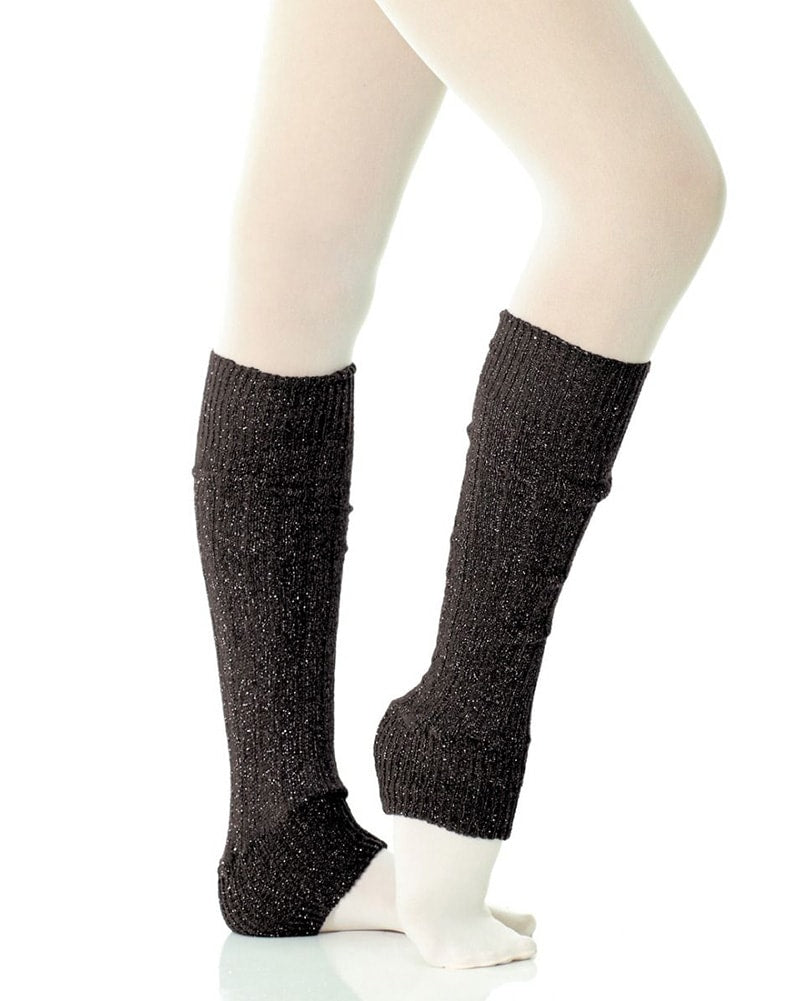 Mondor Sparkle Lurex Legwarmers 19" Length - 259 Dancewear - Warmups Mondor Black   Dancewear Centre Canada