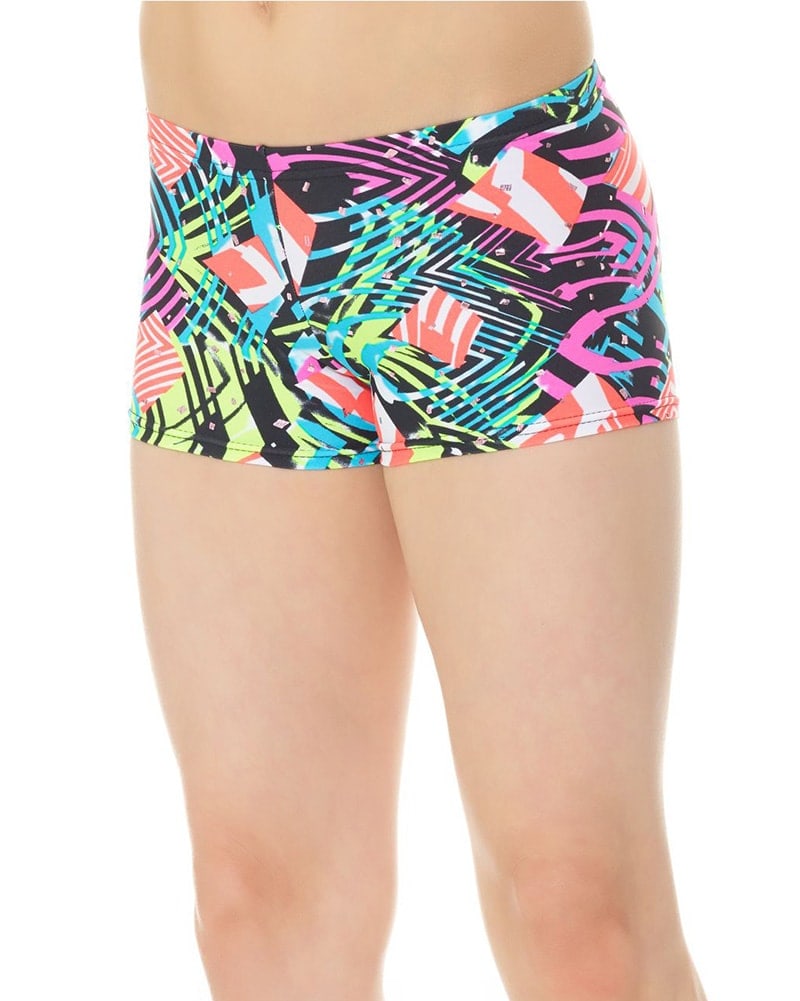 Mondor Pattern Print Gymnastic Shorts - 27825CP Girls - Dancewear - Bottoms - Dancewear Centre Canada