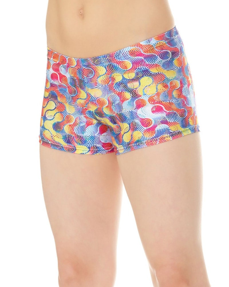 Mondor Pattern Print Gymnastic Shorts - 27825CP Girls - Dancewear - Bottoms - Dancewear Centre Canada