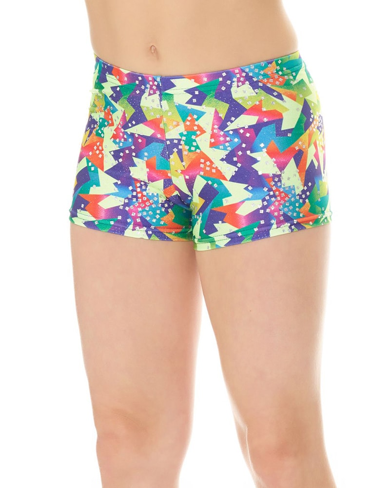 Mondor Pattern Print Gymnastic Shorts - 27825CP Girls - Dancewear - Bottoms - Dancewear Centre Canada