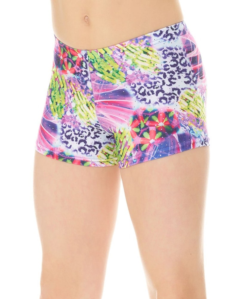 Mondor Pattern Print Gymnastic Shorts - 27825CP Girls - Dancewear - Bottoms - Dancewear Centre Canada