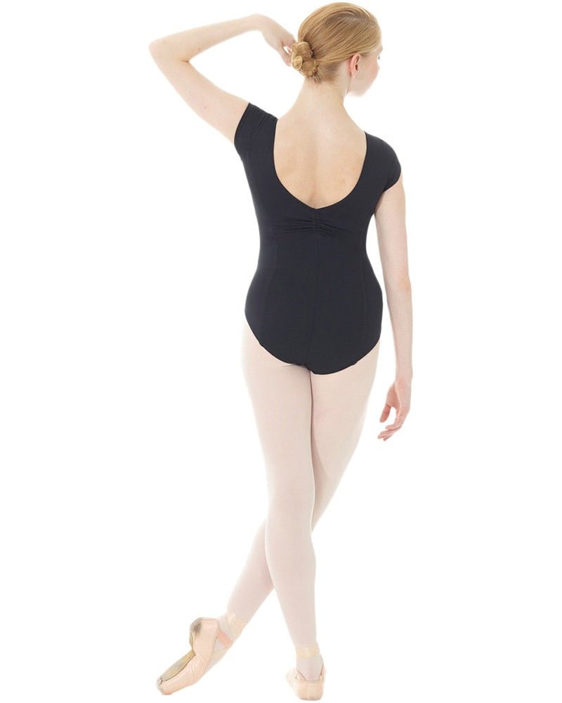 Mondor Dance Matrix Pinched Front Short Sleeve Leotard - 3506 Womens - Dancewear - Bodysuits &amp; Leotards - Dancewear Centre Canada