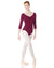 Mondor Dance Matrix 3/4 Sleeve Leotard - 3508 Womens Dancewear - Bodysuits & Leotards Mondor Renaissance Burgundy Extra Small  Dancewear Centre Canada