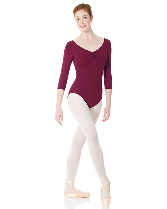 Mondor Dance Matrix 3/4 Sleeve Leotard - 3508 Womens