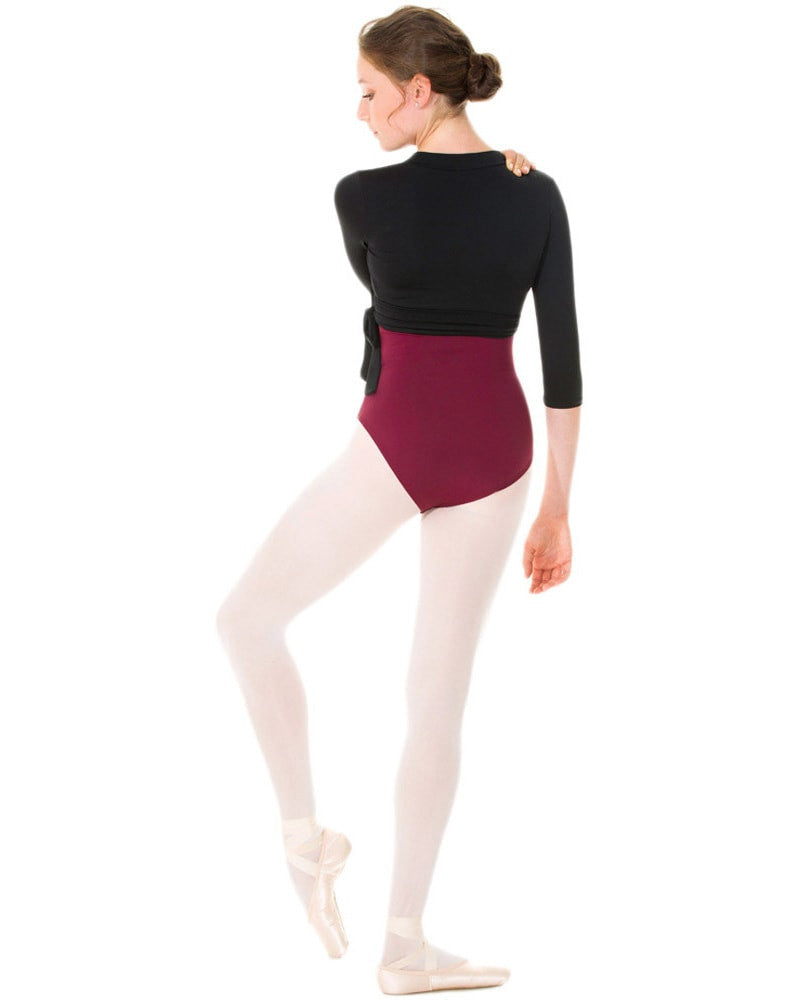 Mondor 3/4 Sleeve Wrap Top - 3542 Womens Dancewear - Tops Mondor    Dancewear Centre Canada
