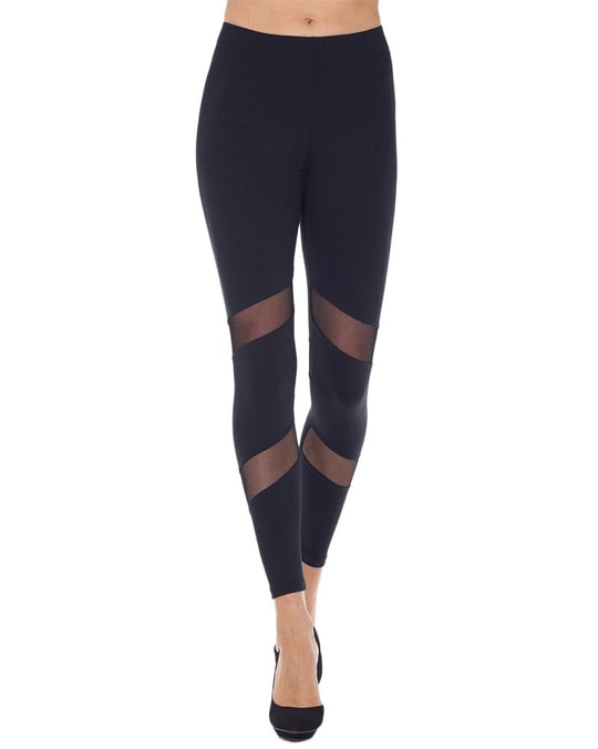 Mondor Matrix Athletic Mesh Insert Dance Leggings - 3604 Womens