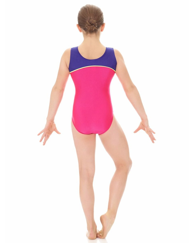 Mondor Neon Toned Gymnastic Tank Leotard - 7835C Girls - Multi Colour - Dancewear - Gymnastics - Dancewear Centre Canada