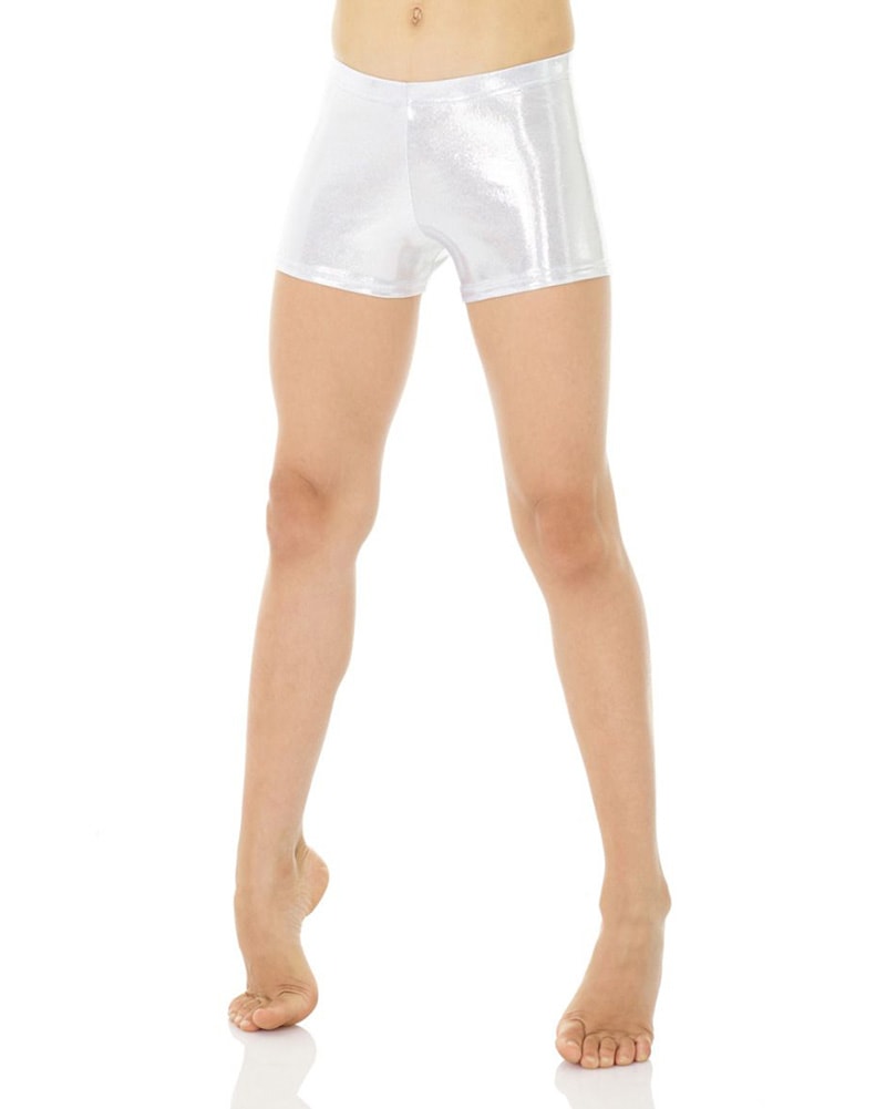 Mondor Metallic Gymnastic Shorts - 7825C-7895C Girls - Dancewear - Bottoms - Dancewear Centre Canada