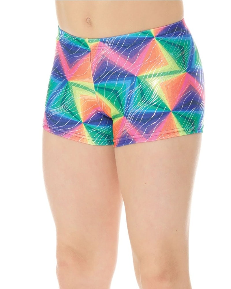 Mondor Pattern Print Gymnastic Shorts - 27825CP Girls - Dancewear - Bottoms - Dancewear Centre Canada