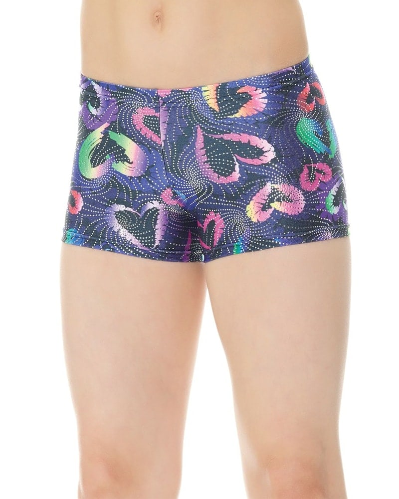 Mondor Pattern Print Gymnastic Shorts - 27825CP Girls - Dancewear - Bottoms - Dancewear Centre Canada