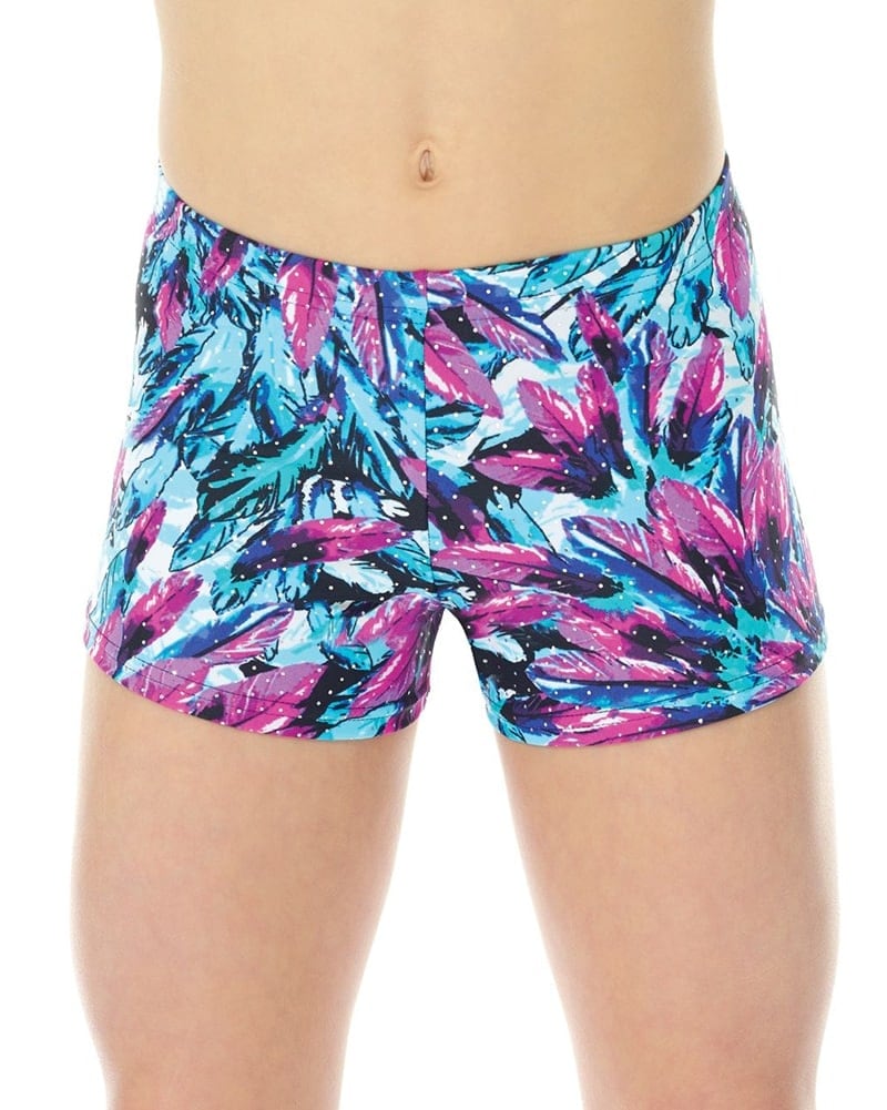 Mondor Pattern Print Gymnastic Shorts - 7825CP Girls - Dancewear - Bottoms - Dancewear Centre Canada