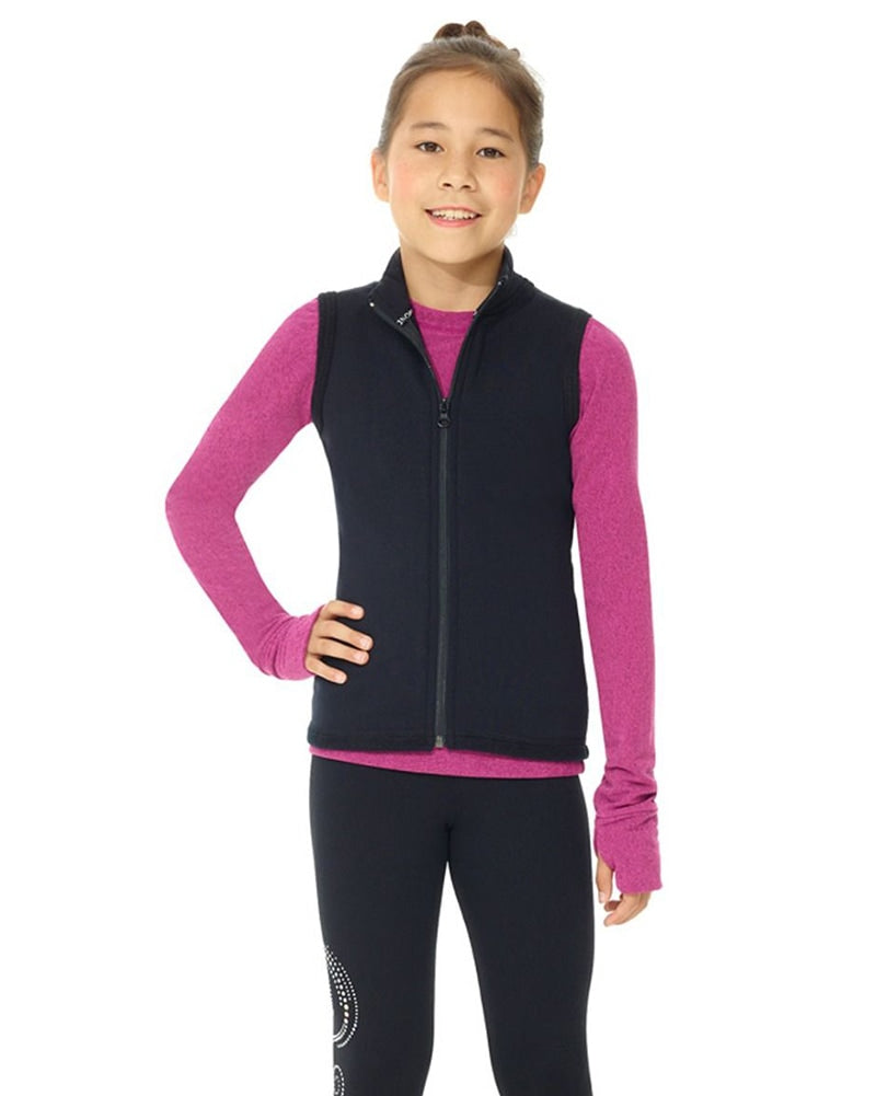 Mondor Polartec Warm Up Skating Vest - 4487C Girls - Dancewear - Skating - Dancewear Centre Canada