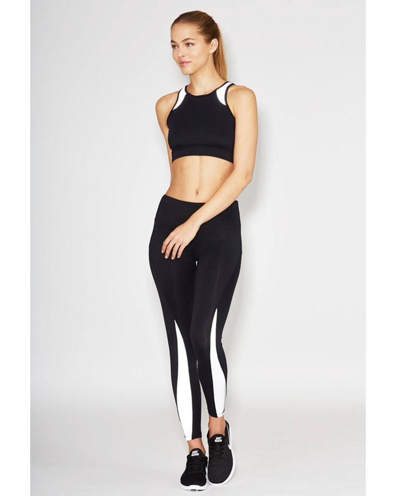 Noli Luna Glass Legging - Womens - Black/White - Activewear - Bottoms - Dancewear Centre Canada