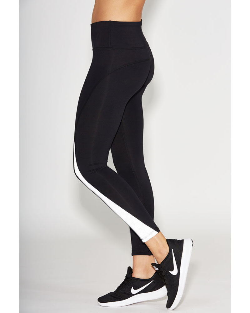Noli Luna Glass Legging - Womens - Black/White - Activewear - Bottoms - Dancewear Centre Canada