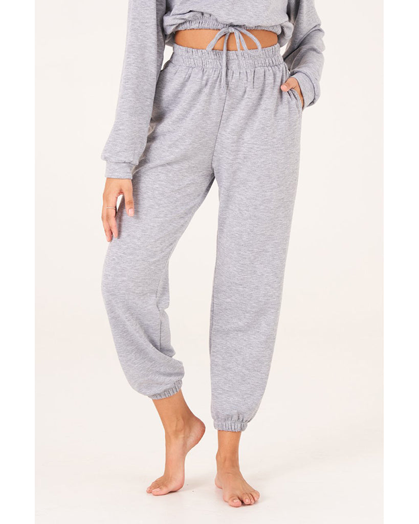 Onzie Varsity Sweatpants - 2270 Womens - Heather Grey - Activewear - Bottoms - Dancewear Centre Canada