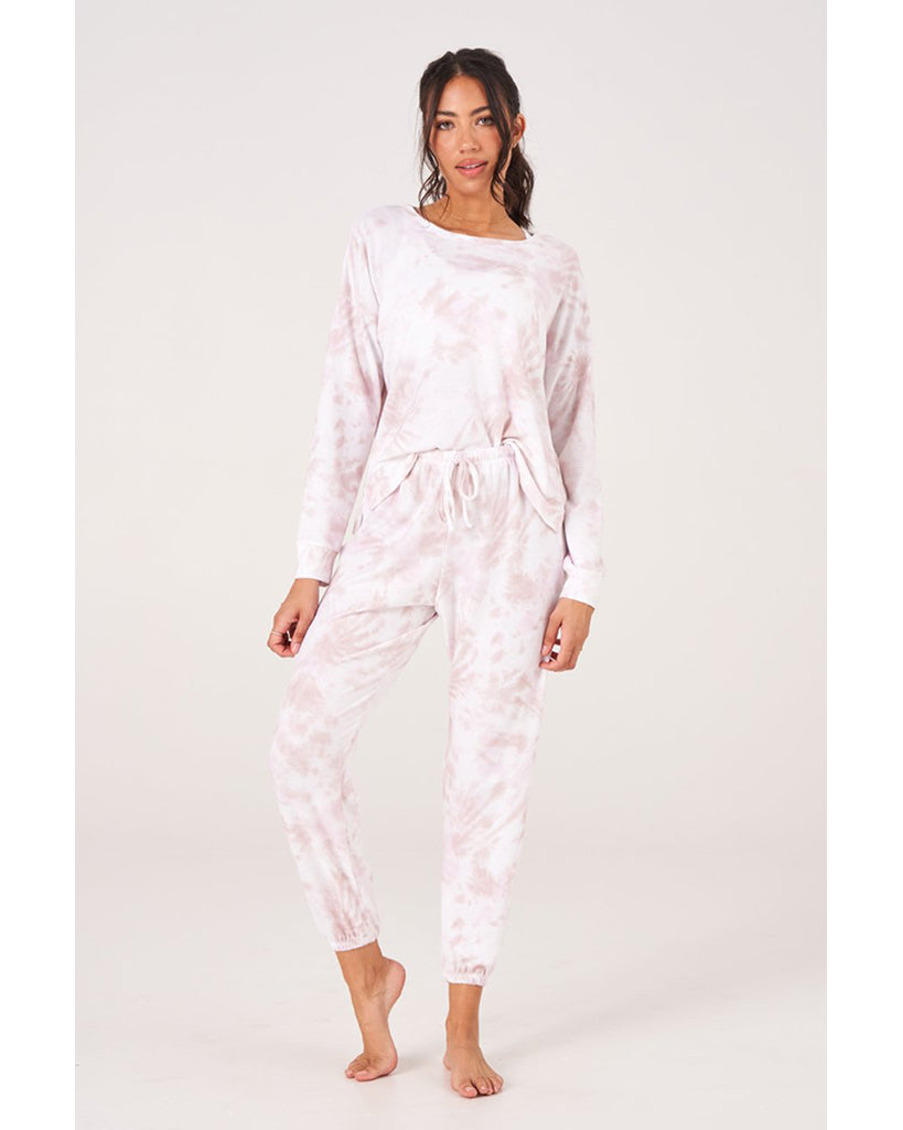 Onzie Weekend Sweatpants - 2243 Womens - Rose Quartz Tie Dye - Activewear - Bottoms - Dancewear Centre Canada