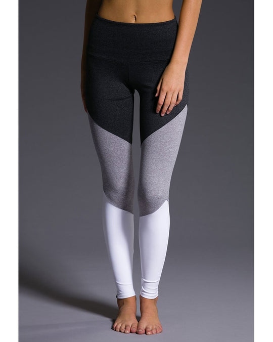 Onzie High Rise Track Legging - 2046 Womens - Slate Grey