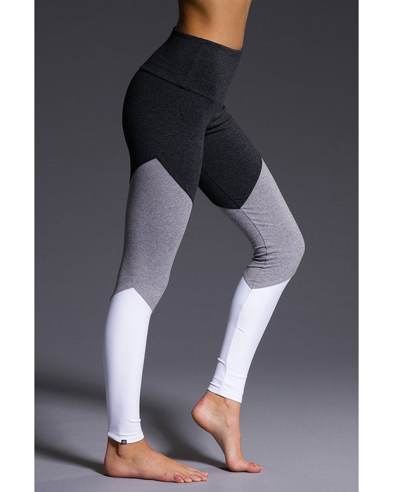 Onzie High Rise Track Legging - 2046 Womens - Slate Grey - Activewear - Bottoms - Dancewear Centre Canada