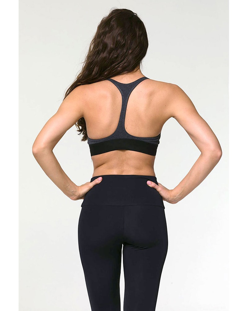 Onzie Y-Back Bra - 3079 Womens - Slate Grey - Activewear - Tops - Dancewear Centre Canada