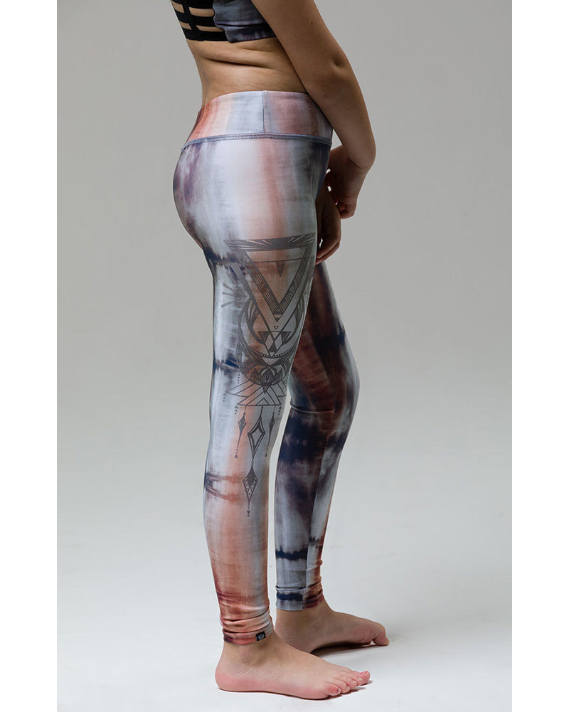 Onzie Youth Graphic Legging - 829 Girls - Mantras Print - Activewear - Bottoms - Dancewear Centre Canada