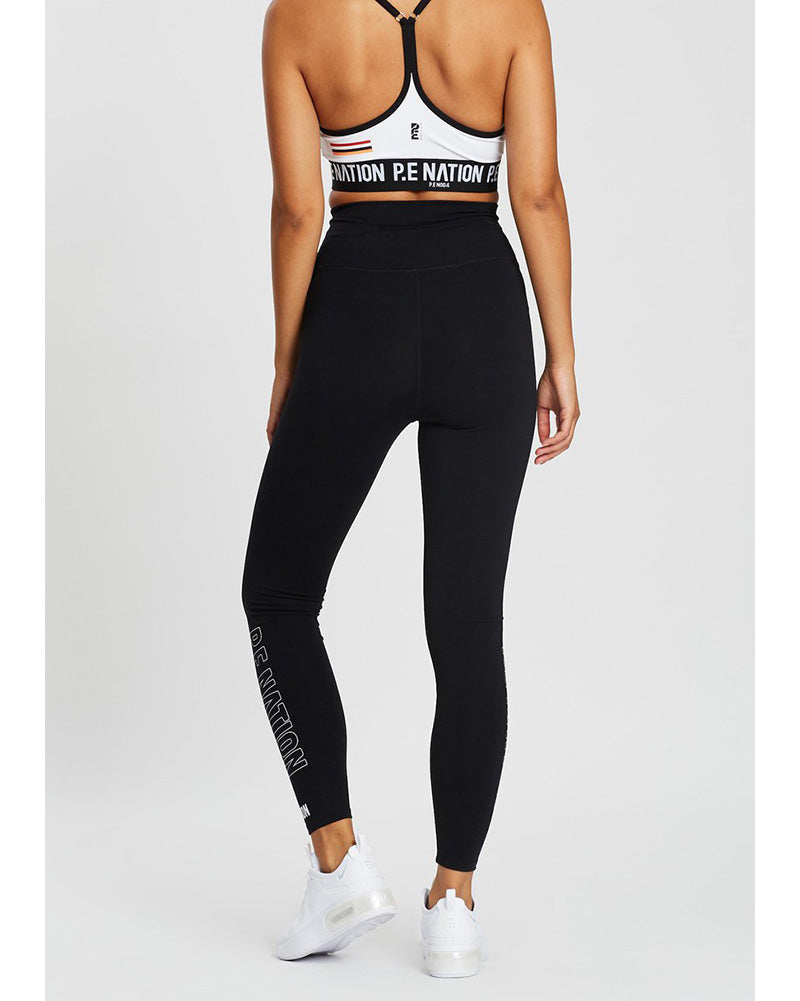 PE Nation Centre Forward Legging - Womens - Black - Activewear - Bottoms - Dancewear Centre Canada