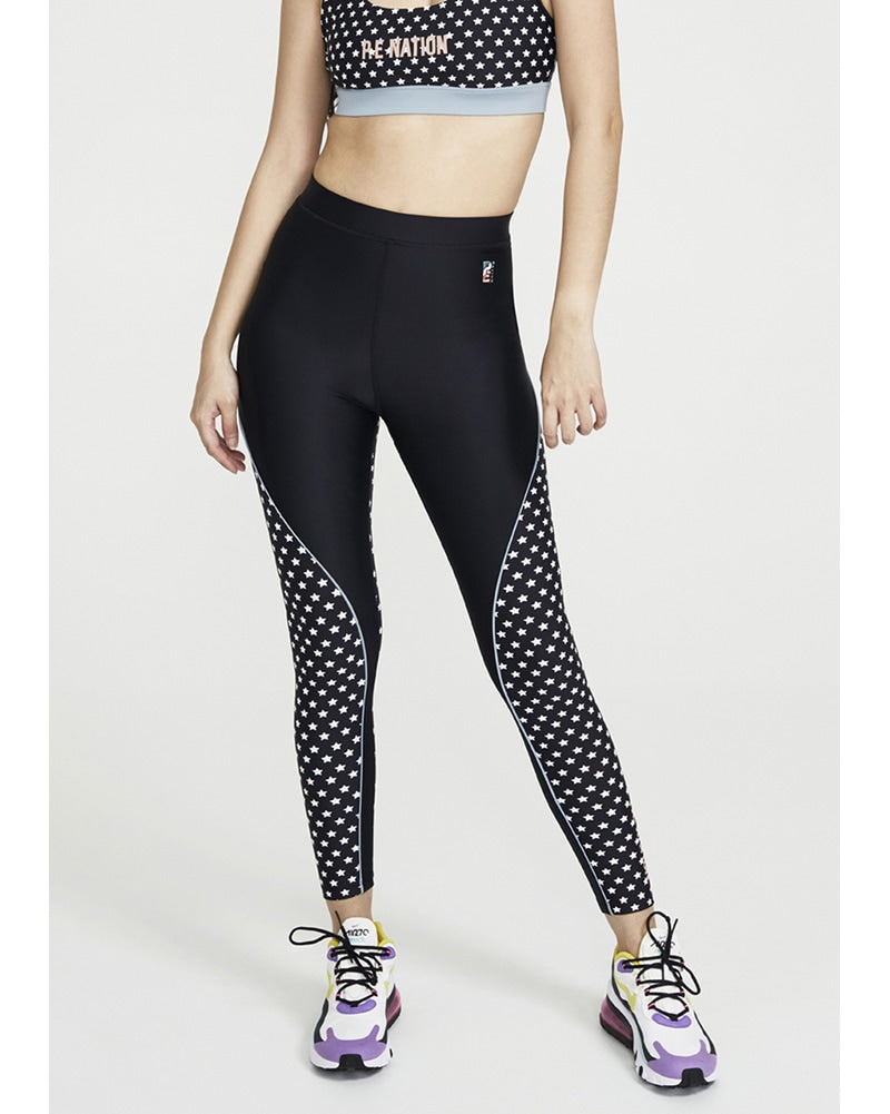 PE Nation Dominion Legging - Womens - Star Print - Activewear - Bottoms - Dancewear Centre Canada