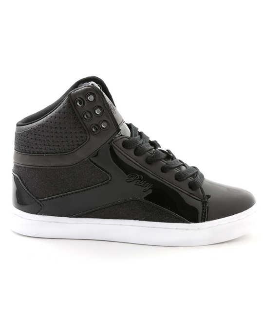 Pastry Pop Tart Glitter Hip Hop Dance Sneakers - Black - Womens/Mens