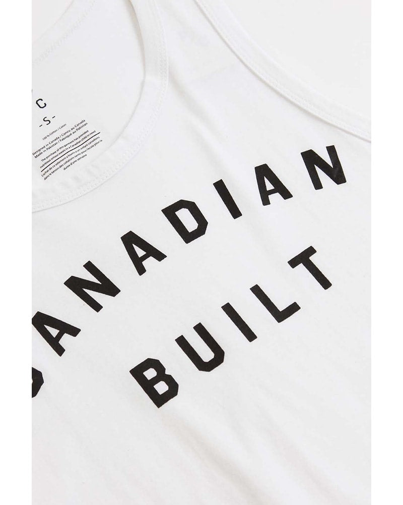 Peace Collective Canadian Built Tank Top - Womens - White - Activewear - Tops - Dancewear Centre Canada