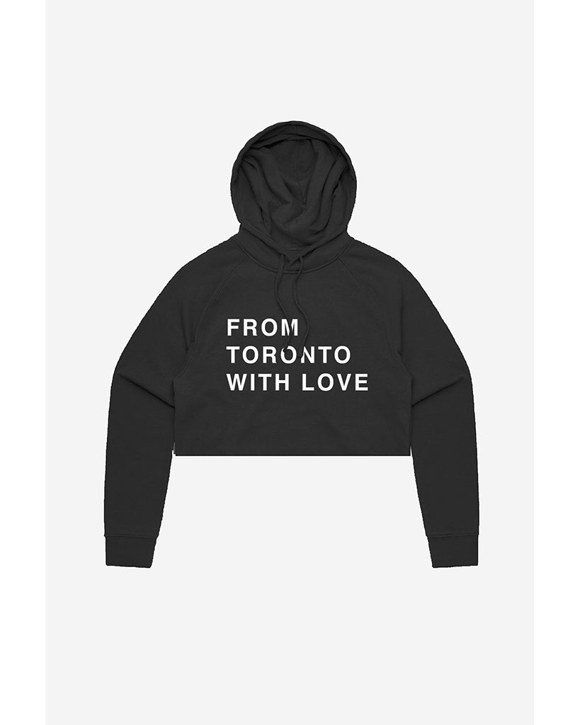 Peace Collective From Toronto With Love Cropped Hoodie Womens