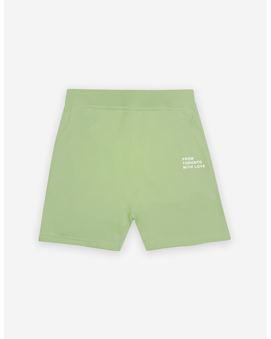 Peace Collective From Toronto With Love Fleece Shorts - Womens - Pastel Sage