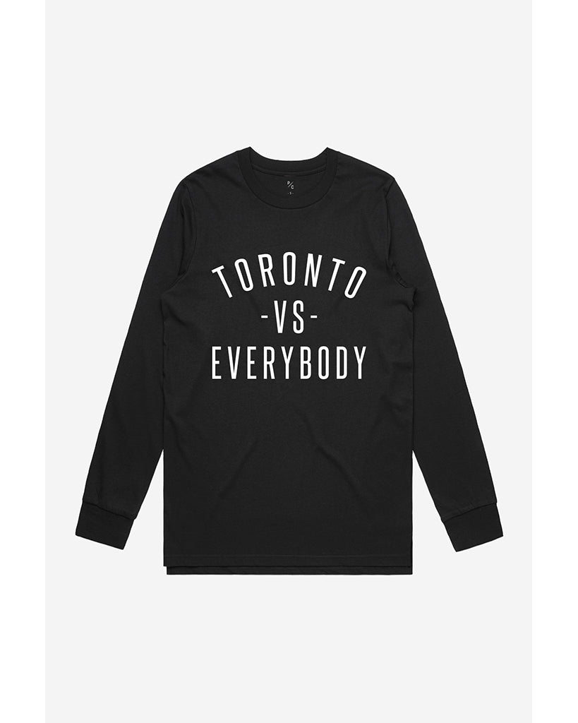 Peace Collective Toronto -vs- Everybody Long Sleeve Shirt - Womens/Mens - Black - Activewear - Tops - Dancewear Centre Canada