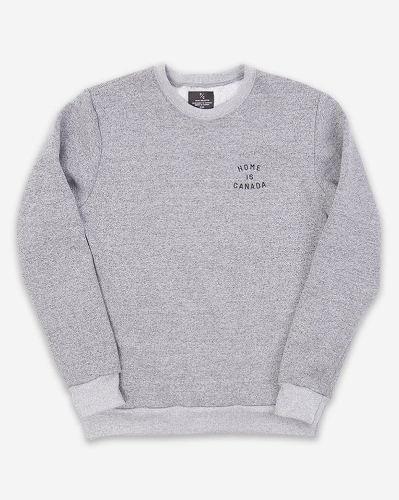 Peace Collective Home Is Canada Melange Crewneck Sweatshirt Womens Heather Grey