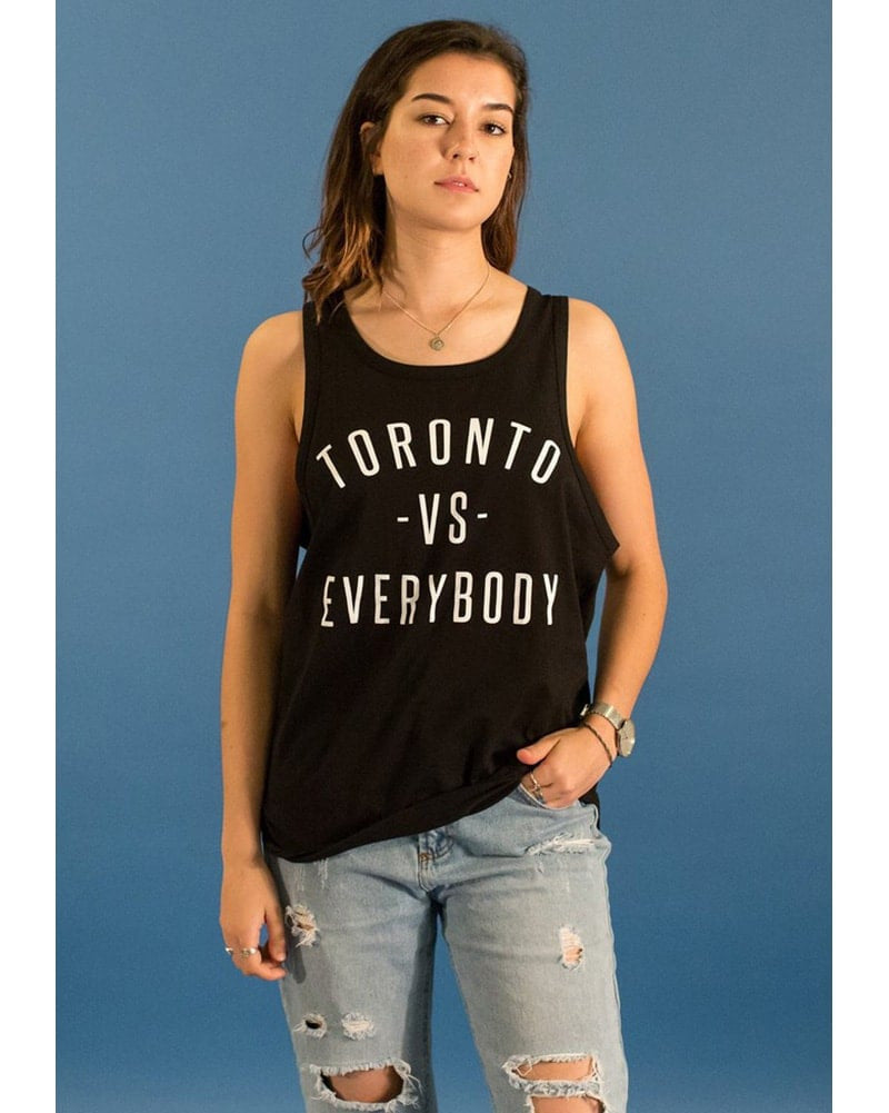 Peace Collective Toronto -vs- Everybody Tank Top - Womens/Mens - Black - Activewear - Tops - Dancewear Centre Canada