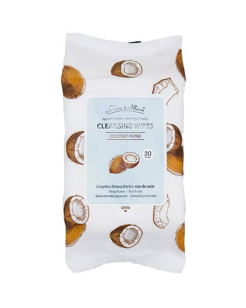 Pineapple Beauty Olivia and Alisson Water Cleansing Wipes - Coconut - Accessories - Makeup - Dancewear Centre Canada