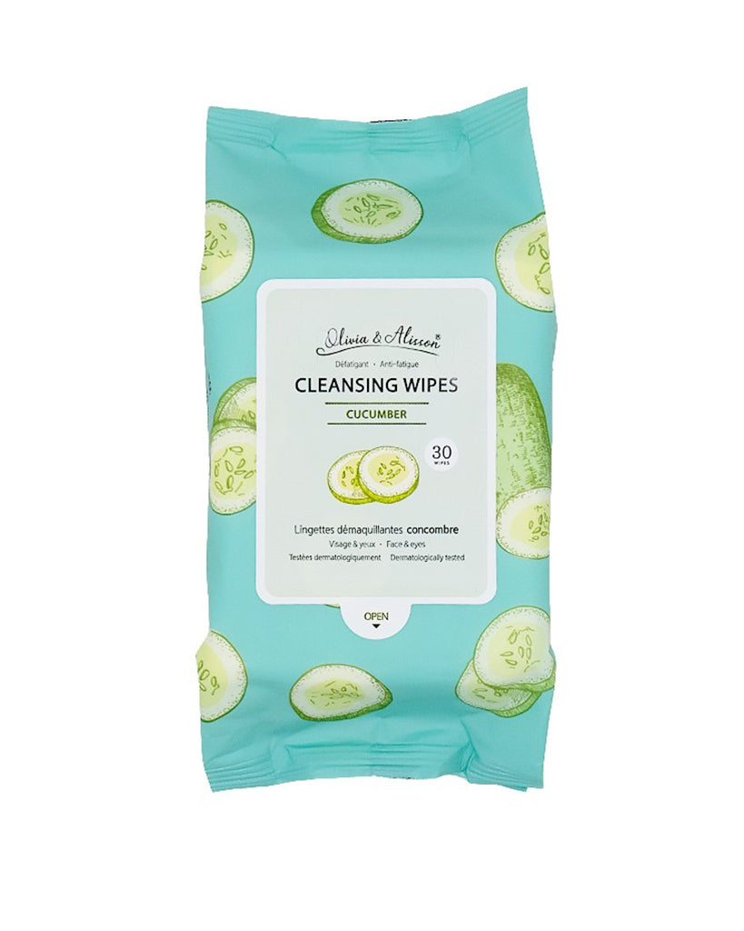 Pineapple Beauty Olivia and Alisson Water Cleansing Wipes - Cucumber - Accessories - Makeup - Dancewear Centre Canada